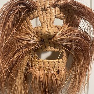 Artisan Woven Lion Face Mask